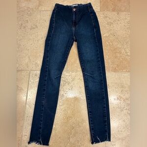 We The Free Women’s Dark Blue High-Rise Skinny Jeans